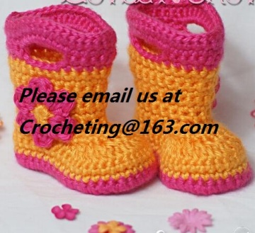 Crochet Baby Booties, Gladiator Sandal