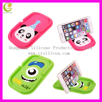 Made in China colorful silicone magic charming design pvc phone anti-slip mat for cell phone