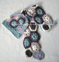 Fashion Women Knit Scarf Sets