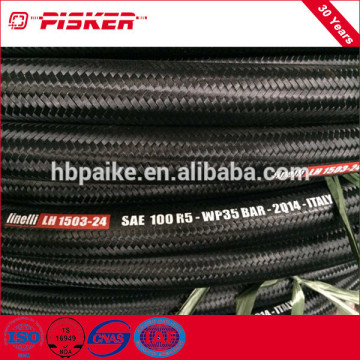 SAE 100 R5 Single Wire Braid Fabric Covered Hydraulic Hose