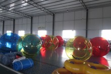 Colorful inflatable water ball water walking running ball.