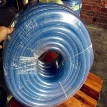 Clear Reinforced water Hose pvc wire nylon braided hose