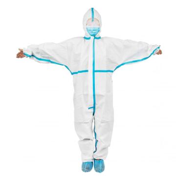 Non Woven Disposable Coveralls Safety Protective Coverall