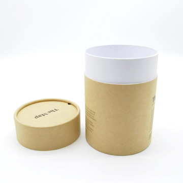 Loose-leaf Tea Packaging Custom Kraft Box Cylinder