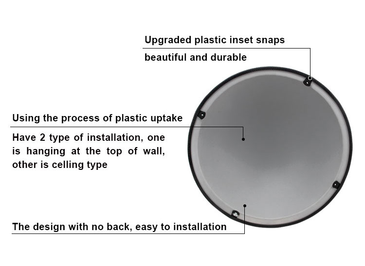 Safety Parking Shop Safe Ceiling Corner Dome Mirror, Convex Mirror Wholesale Other Roadway Products Big Mirror/