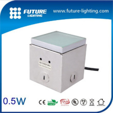 IP67 RGB recessed under color change lighted glass bricks