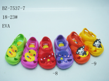 BZ-7537-7 different sandal shoes EVA clog shoes wholesale kids fancy sandal