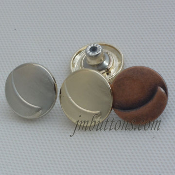 moon shape custom design jeans zinc alloy buttons