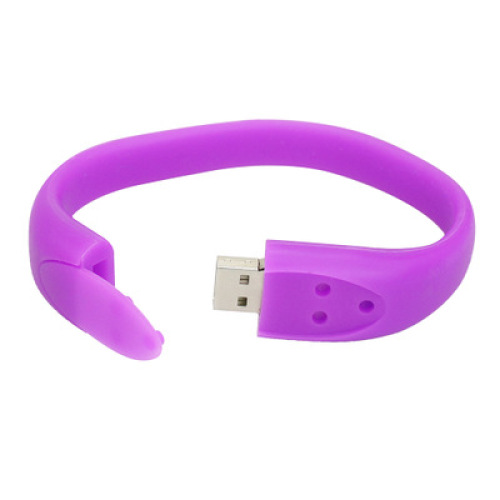 Bracelet personnalisé en silicone pour bâton de mémoire flash USB