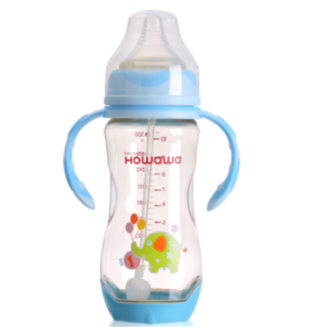 Heat Sensing Baby-Stillmilchflasche mit Griff