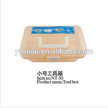 Plastic suitcase nails art tool box