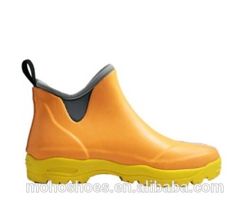 2015 cheap yellow women rain boots ,rubber rain boots manufacturer