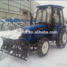 Tractor front end snow grader blade