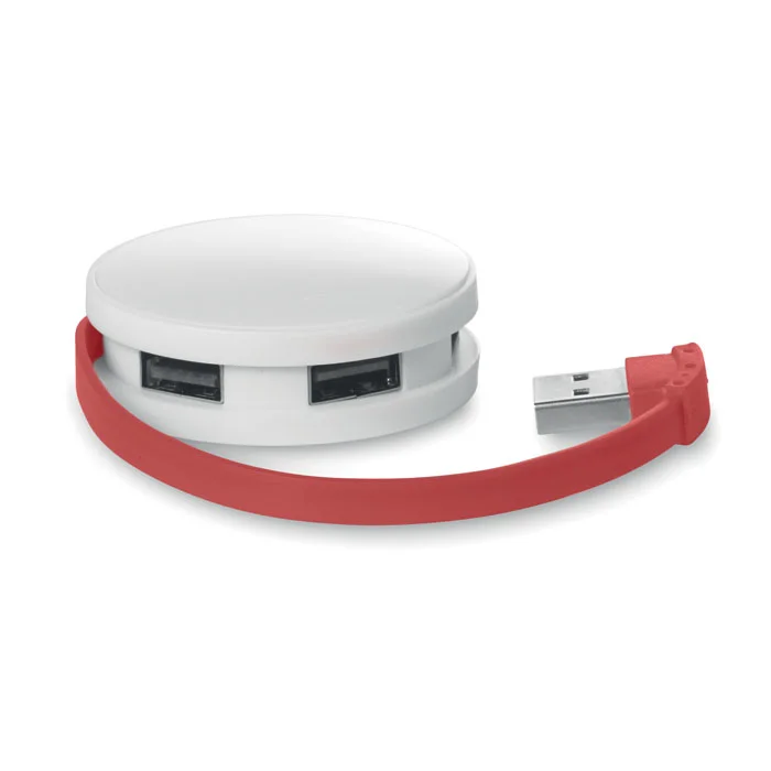 Portable 4 Port USB Hub with Customized Logo