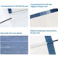 Handmatige RV Luifel Wit frame Fabric Modulair intrekbaar