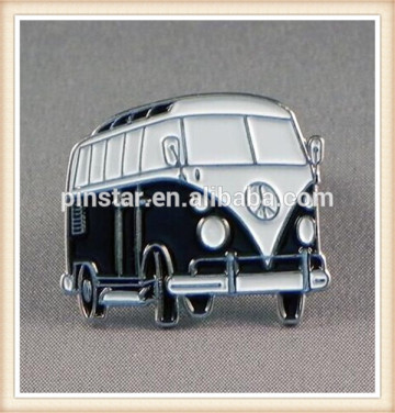2014 New Custom Metal Hotsale W Camper van pin badge black Vee Dub cars motor volkswagen pin badge
