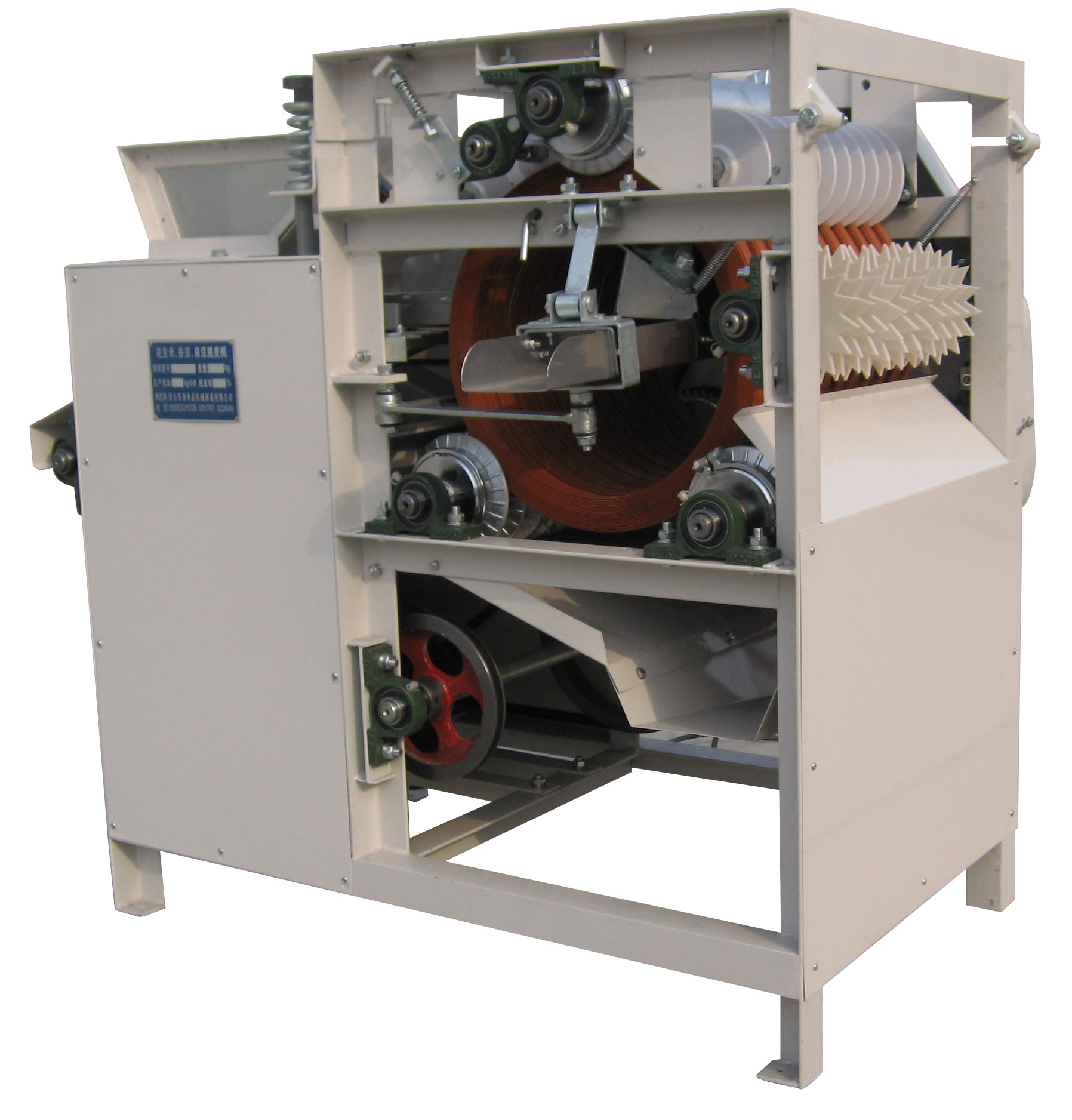 carbon steel(ss touch food) peeling machine