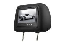 Digital Wide Angle Car Headrest Monitors  Anti - Theft Lcd Taxi Advertising
