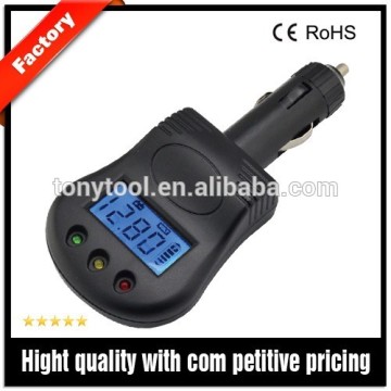 LCD display battery monitor and battery tester