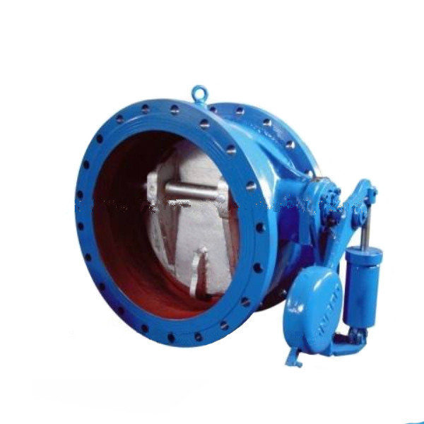 control slow closing counterweight butterfly check valve