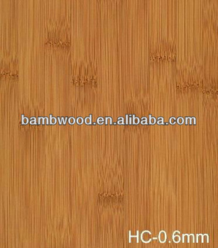 Carbonized Horizontal Bamboo Veneer Sheets