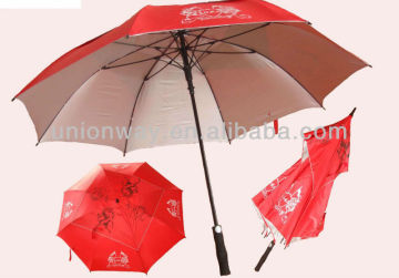 windproof double layer golf umbrella