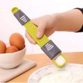 Double Head Plastic Adjustable Measuring Spoon Kitchen Tools