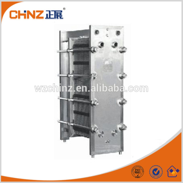 Beer plate heating exchanger
