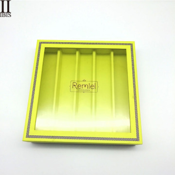 Rigid PVC window paper gift box