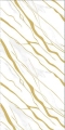 Luxurious Gold Stripe PVC marble wall panels