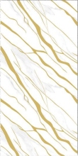 Luxurious Gold Stripe PVC marble wall panels