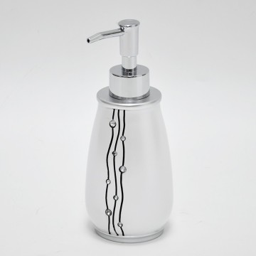 Aquamarine Blue Crystal Diamond Containers For Liquid Soap