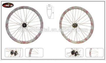 bicycle disc wheel, bicycle chain wheel, bicycle rear wheel assembly