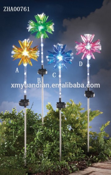 2015 hot sale colorful solar led stakes