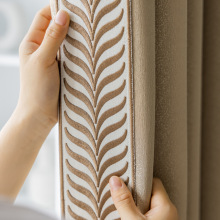 Herringbone Lace Blackout Curtains