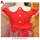 JannyBB red check flutter sleeve toddler dress