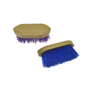 Equine Grooming Brush Wood Back Small