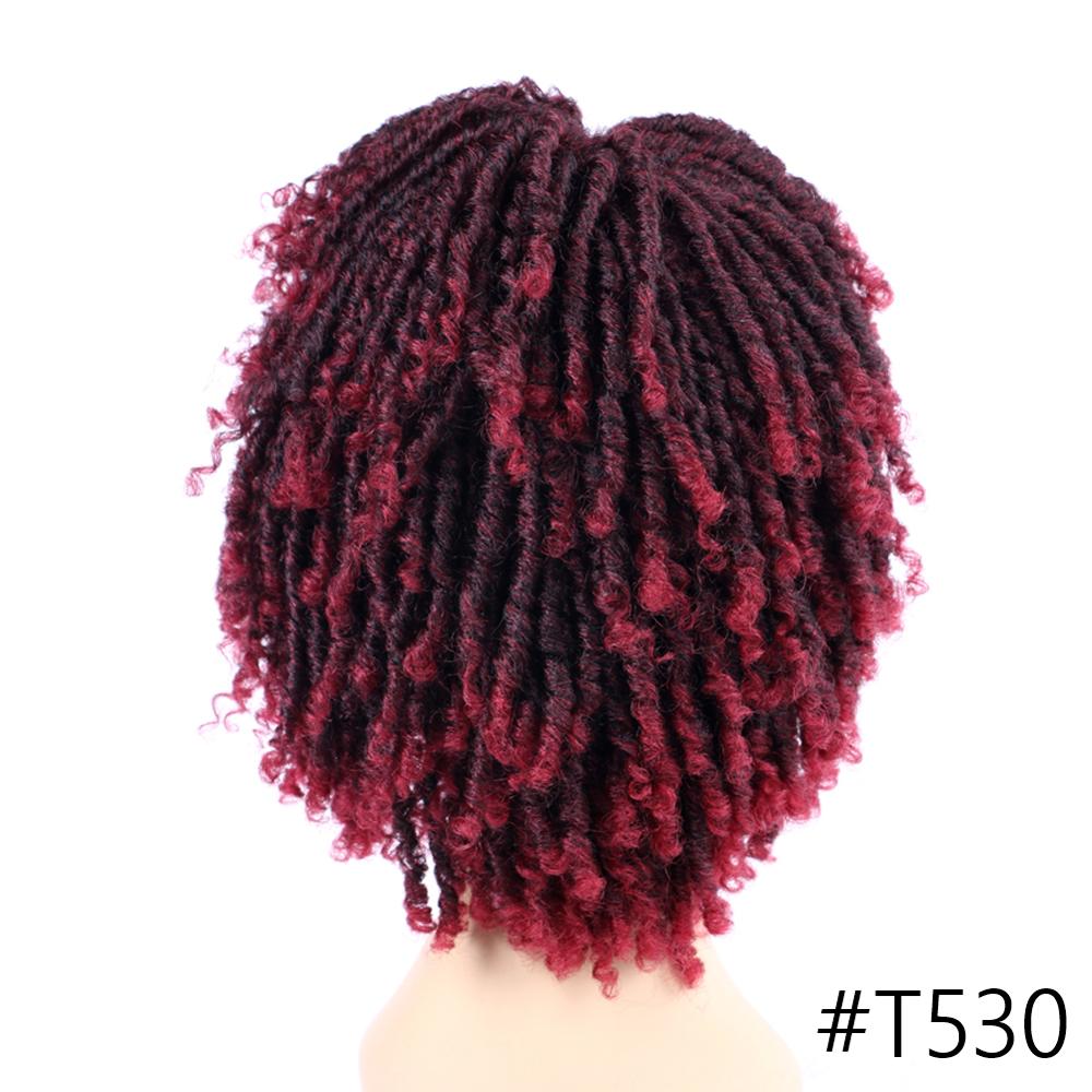 MYZYR private label  long hair crochet heat-resistant synthetic wig,multiple colourDirty braid , synthetic afro wig#T530