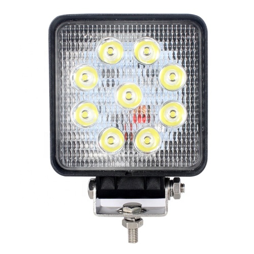 4.5" square flood spot work light offroad truck