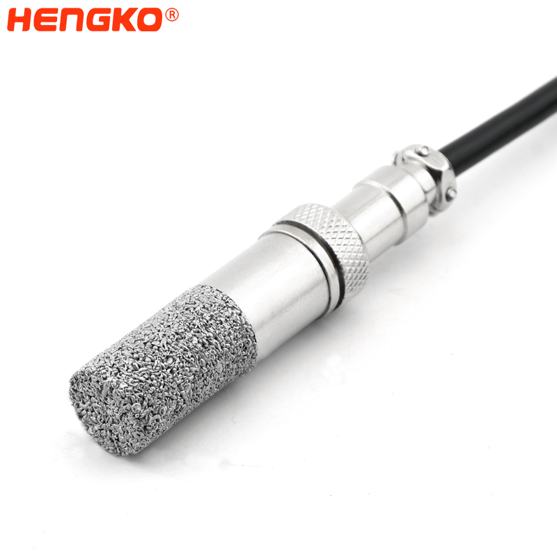 4-20 ma digital temperature and humidity sensor rht20 sintered stainless steel microns probe