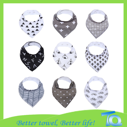 Baby Bibs Wholesale Various Patterns  Triangle Cotton Bibs