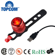 Aluminum Alloy MINI Bicycle Tail Seatpost USB Rechargeable Bike Light