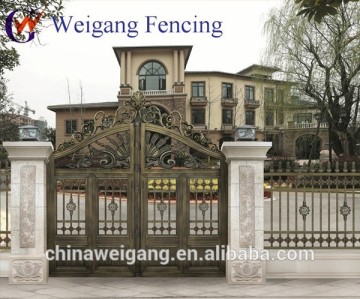 fencing gates/wrought iron fence gate/aluminum fence gate