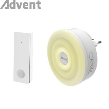 Kinetic Door Chime Plug-in Wireless Doorbell 110v