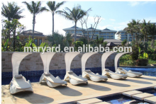 Outdoor beach sun lounger