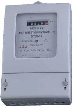 three phase static energy meter