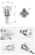 RGB LED deck light for hotel