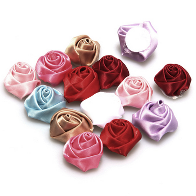 High quality Colorful mini satin bow