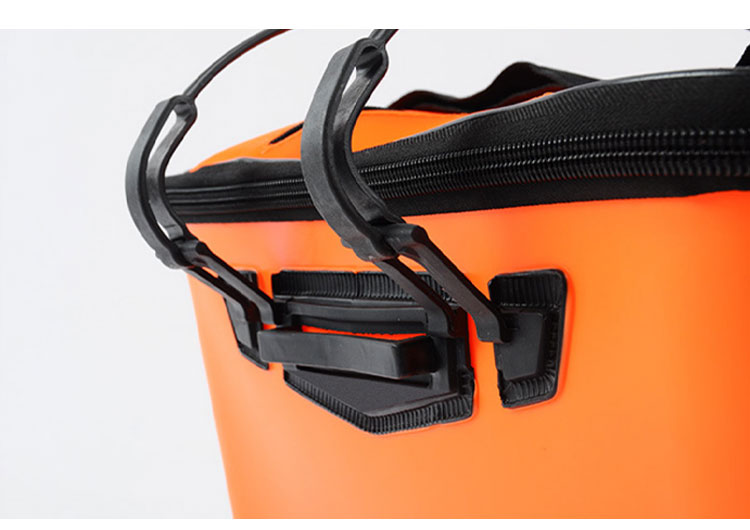 New product white orange blue black red foldable live fish box waterproof EVA soft bait bag EVA Fishing Bag