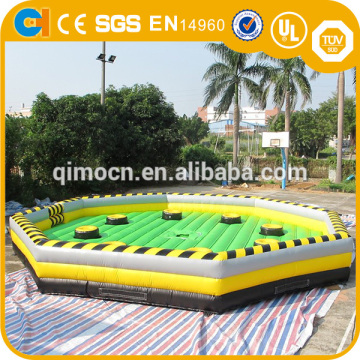 Factory price inflatable meltdown sale,rotary machine game